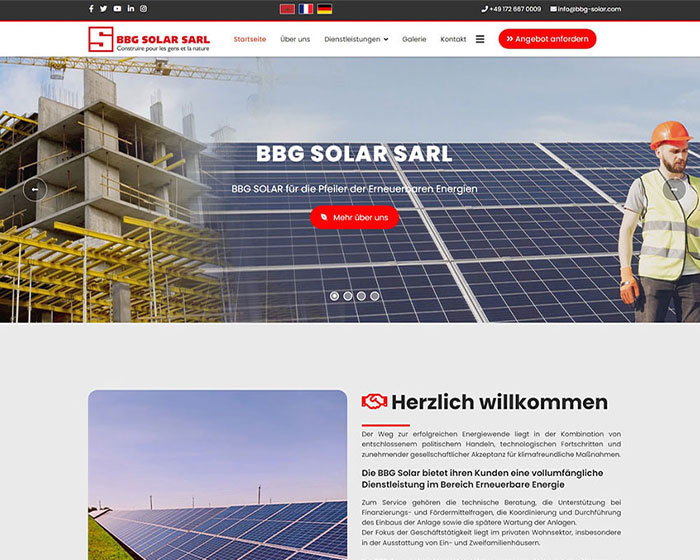 BBG Solar website